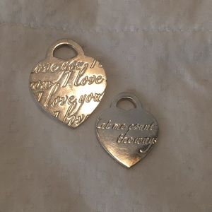 Tiffany & Co. Silver charms